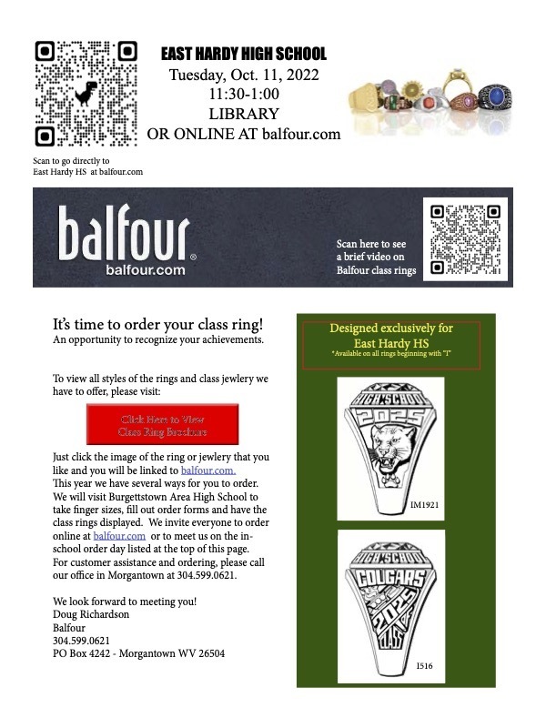 Balfour Ring Brochure