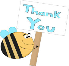 thank you sign bee