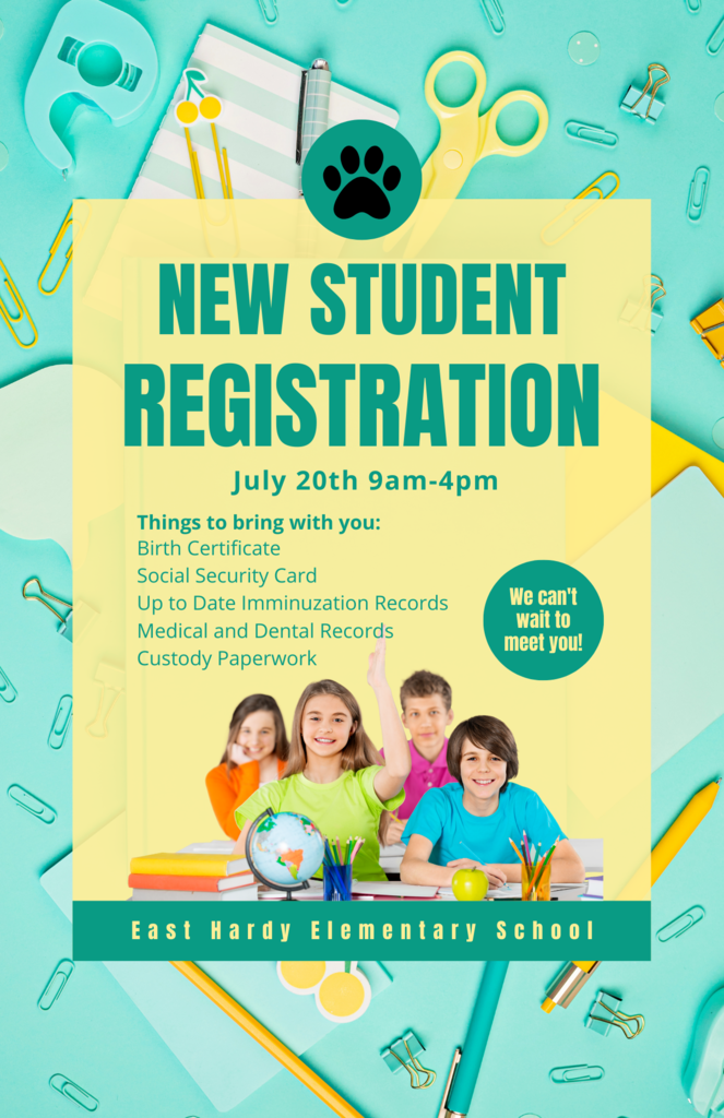 New Student Registration Flyer