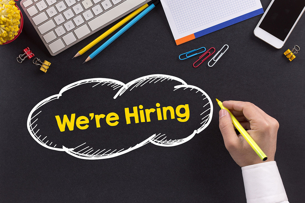 We're Hiring Graphic